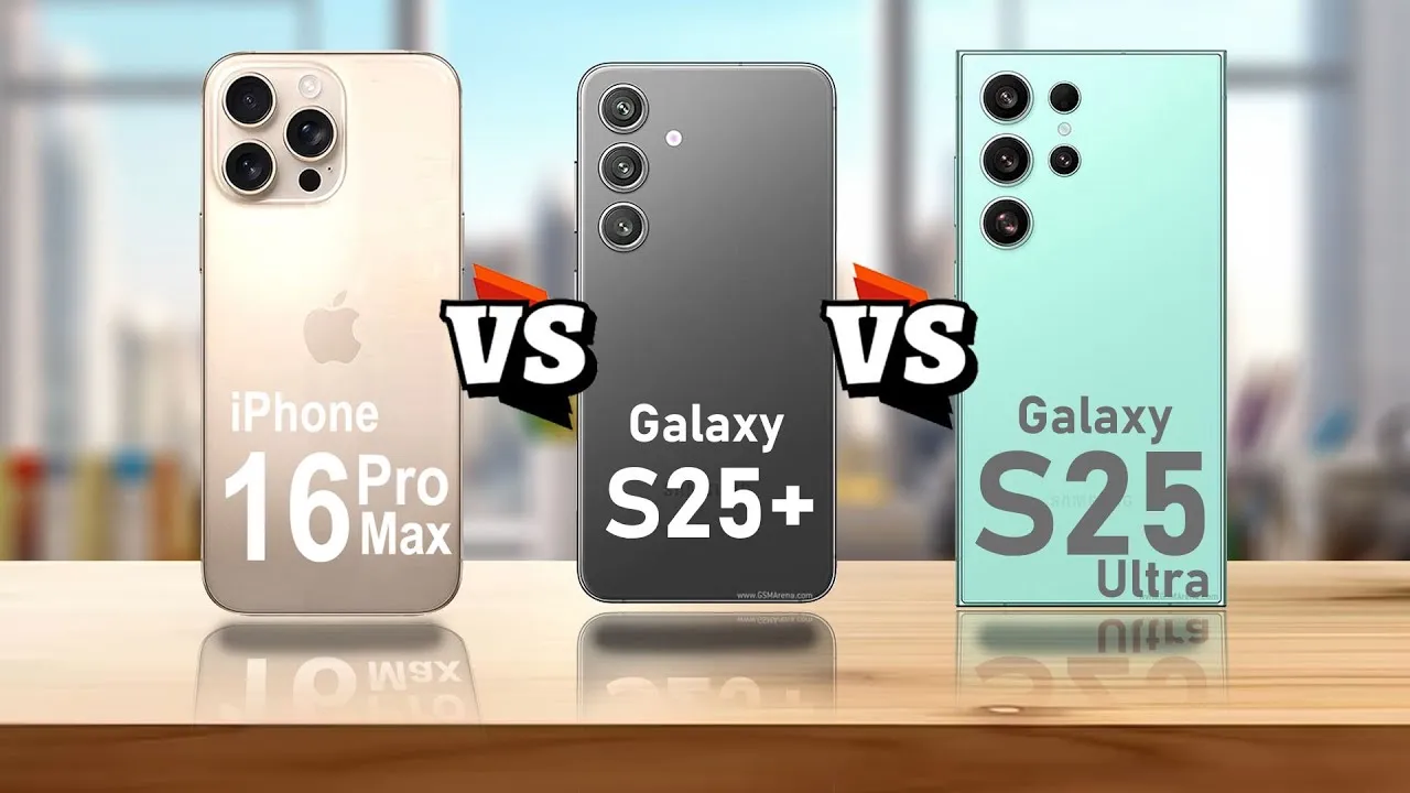 iPhone 16 Pro Max vs Galaxy S25 Ultra & S25+: Mana Flagship Terbaik 2025?