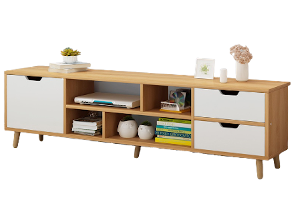 10 Rekomendasi Rak TV Multifungsi dengan Kapasitas Besar untuk Ruang Tamu Modern