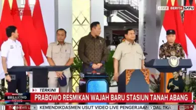 4 Pesan Penting Prabowo Saat Meresmikan Stasiun Tanah Abang, Apa Saja?