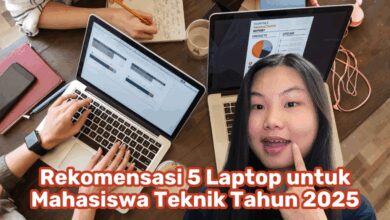 5 Rekomendasi Laptop Terbaik untuk Mahasiswa Teknik, Pilihan Tangguh & Teknologi Terkini