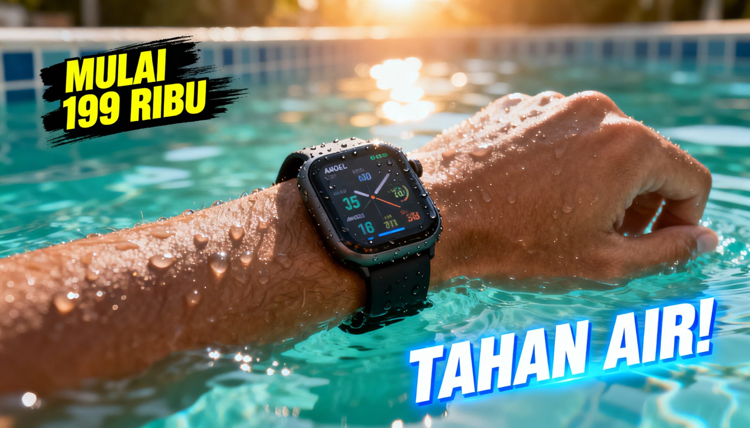 5 Rekomendasi Smartwatch Anti Air Murah Mulai Rp199 Ribu, Cocok untuk Berenang dan Musim Hujan