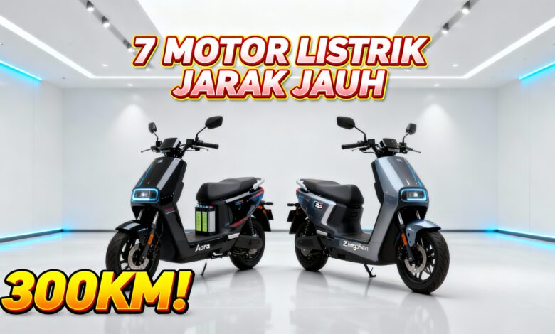 7 Motor Listrik Jarak Tempuh 300 KM Cocok Traveling, Ada Buatan Lokal!