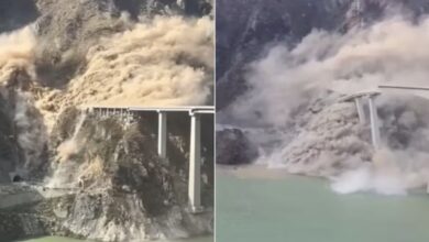 Detik-detik Jembatan Hongqi Hancur, Proyek Habiskan Dana Rp 21 Miliar Secara Lengkap