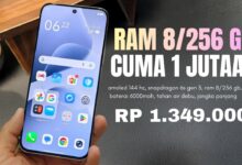 HP 1 Jutaan Terbaik: RAM 8/256 GB, Layar AMOLED 144 Hz, Baterai 6000mAh, Fitur Worth It