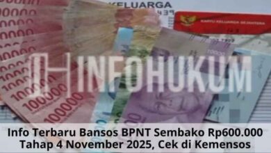 Info Terbaru Bansos BPNT Sembako Rp600.000 Tahap 4 November 2025, Cek di Kemensos!