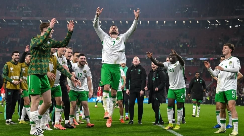 Irlandia Menang Dramatis atas Hungaria, Tiket Play-off Kualifikasi Piala Dunia 2026 Dikunci