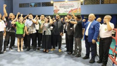 Ketum Pertina Terharu Saksikan Perjuangan Gigih Petinju Muda di POPNAS 2025