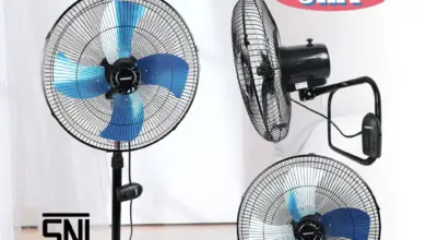 Kipas Angin Besi JUMBO 18” YASAKA 3in1, Angin Lebih Kuat dan Suara Lebih Halus
