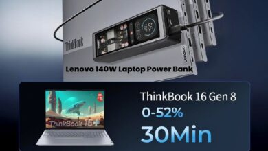 Lenovo Rilis Power Bank Laptop 140W, Segera Hadir di AS dengan Daya Lebih Maksimal
