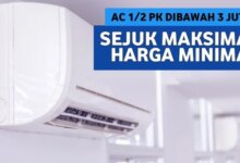 Lima AC Setengah PK Harga 2 Jutaan Terbaik: Dingin Cepat, Hemat Listrik, dan Tahan Lama