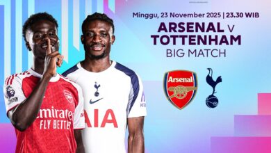 Live Streaming Arsenal vs Tottenham: Saksikan Pertandingan Klasik di Vidio Gratis