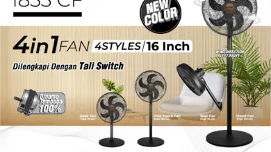 MITOCHIBA Kipas 1833CF Konsumsi Listrik Hanya 50 Watt, Hemat Energi!