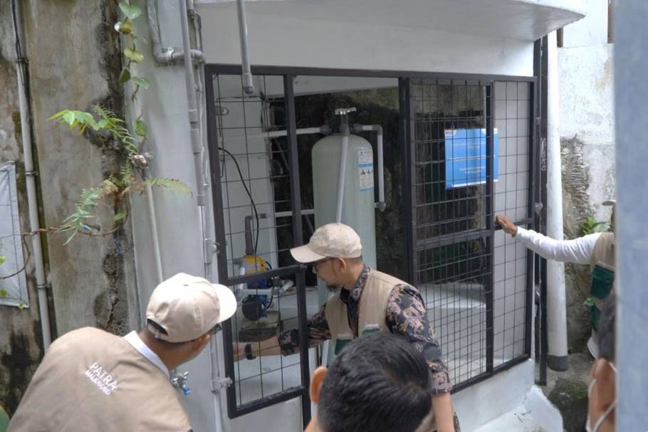 Patra Jasa Bantu Instalasi Penyulingan Atasi Kesulitan Air Bersih di Gedongtengen
