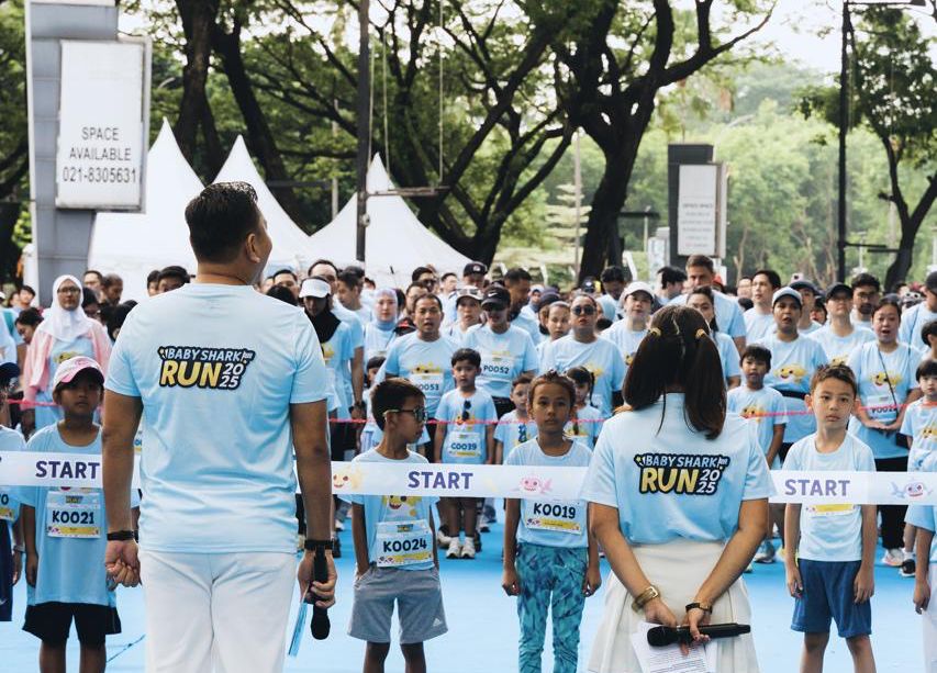 Pinkfong Baby Shark Run 2025 Sukses Hadirkan Keseruan Seru untuk Keluarga Indonesia