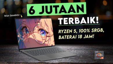 Rekomendasi Laptop 6 Jutaan Terbaik: Ryzen 5, Layar 100% sRGB, Cocok untuk Gaming