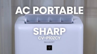 Review AC Sharp Portable 1 PK: Fitur Lengkap dengan Teknologi Plasma Cluster Pembunuh Bakteri