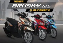 Tampilan Kawasaki Brusky 125, Skuter Matik Elegan yang Sering Disebut Mirip Vario 125