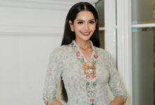 Wakil Indonesia Melliza Xaviera Putri Bagikan Freebies Jelang Final Miss International