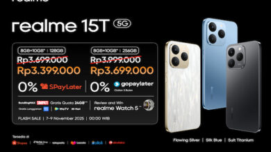 realme 15T 5G Resmi Rilis: Smartphone Tertipis dengan Baterai Jumbo 7000mAh & Desain Stylish