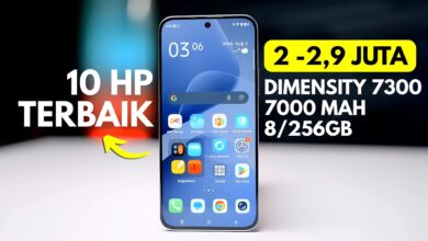 10 Rekomendasi HP 2 Jutaan Terbaik Dimensity 7300, RAM 8/256GB, Baterai 7000 mAh