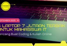 5 Rekomendasi Laptop 7 Jutaan Terbaik untuk Mahasiswa IT, Kencang untuk Coding & Kuliah