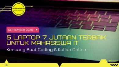 5 Rekomendasi Laptop 7 Jutaan Terbaik untuk Mahasiswa IT, Kencang untuk Coding & Kuliah