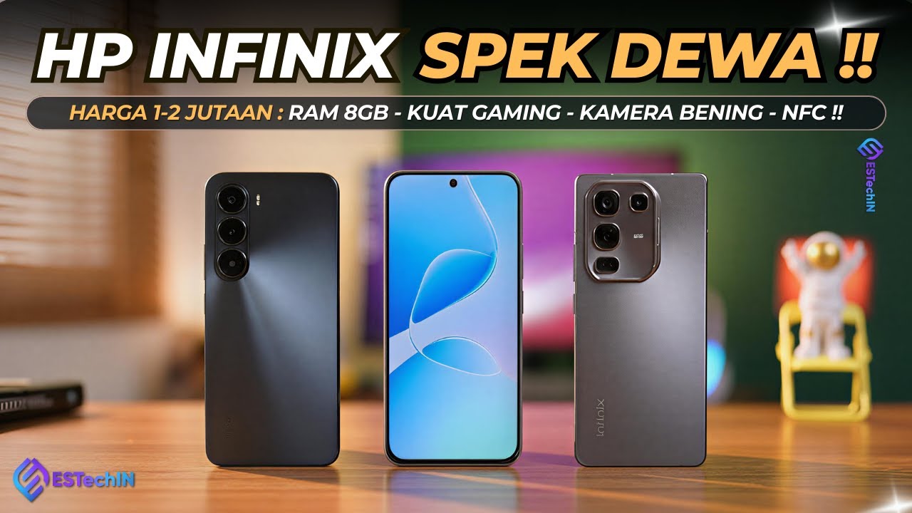 7 Rekomendasi HP Infinix Harga 1-2 Jutaan Terbaik, Spek Gaming dan Kamera Jernih