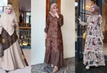 9 Rekomendasi Gamis Batik Modern dan Elegan untuk Kondangan, Inspirasi Tampil Menawan