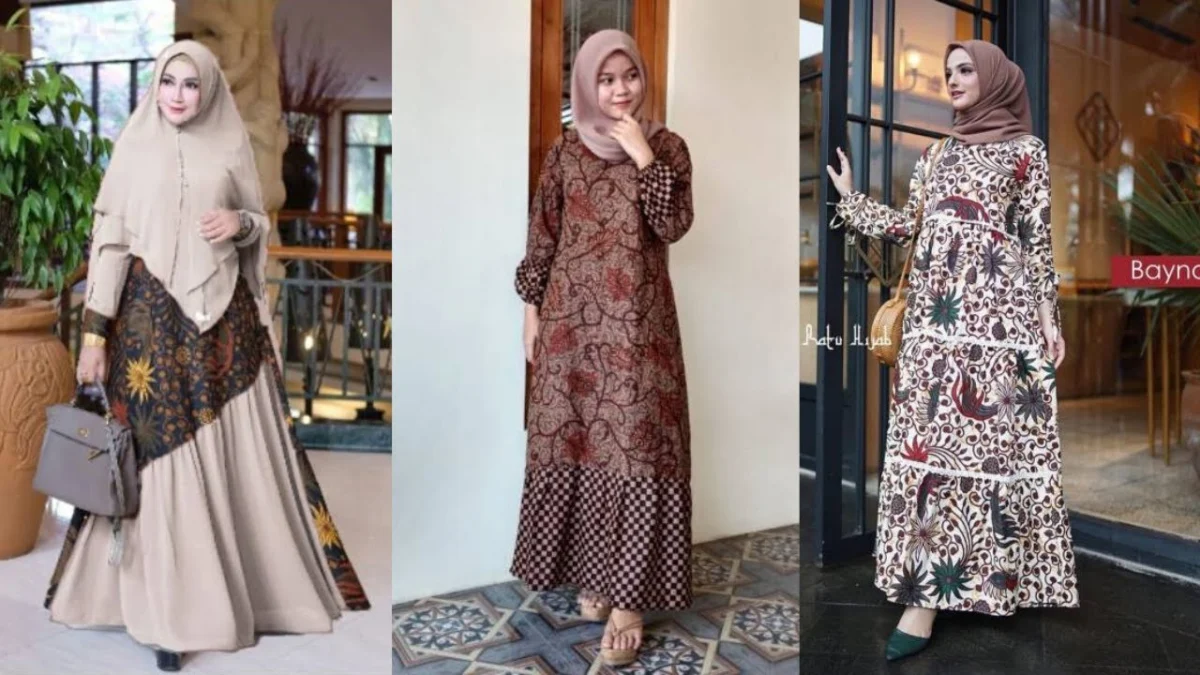 9 Rekomendasi Gamis Batik Modern dan Elegan untuk Kondangan, Inspirasi Tampil Menawan