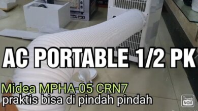 AC Portable MIDEA 1/2 PK, Harga 2,8 Juta: Solusi Pendingin Tanpa Bor Tembok Efektif