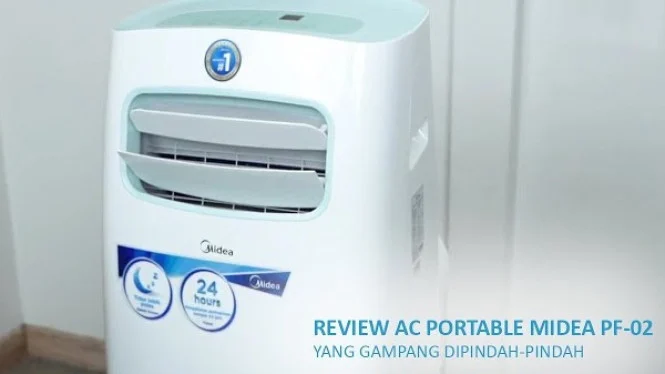 AC Portable Midea Hemat Listrik, Biaya Operasi Semalaman Cuma 300-500 Rupiah