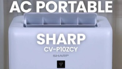 AC Sharp Portable CV-P10ZCY: Solusi Pendingin Praktis dan Mudah Dipindah-pindah untuk Rumah Anda