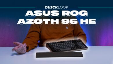 ASUS ROG Azoth 96 HE: Keyboard Gaming Premium dengan Fitur Mekanik Terbaru