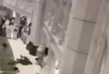 Aksi Dramatis Warga Lompat dari Atap Masjidil Haram, Terlihat Diduga Percobaan Bunuh Diri