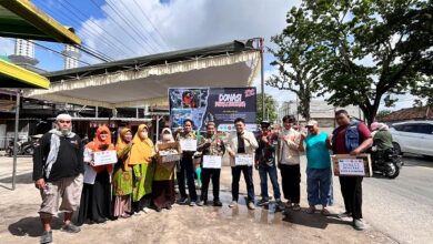 Aksi Galang Dana Pemuda Muhammadiyah-’Aisyiyah Tulang Bawang untuk Korban Bencana Sumatera
