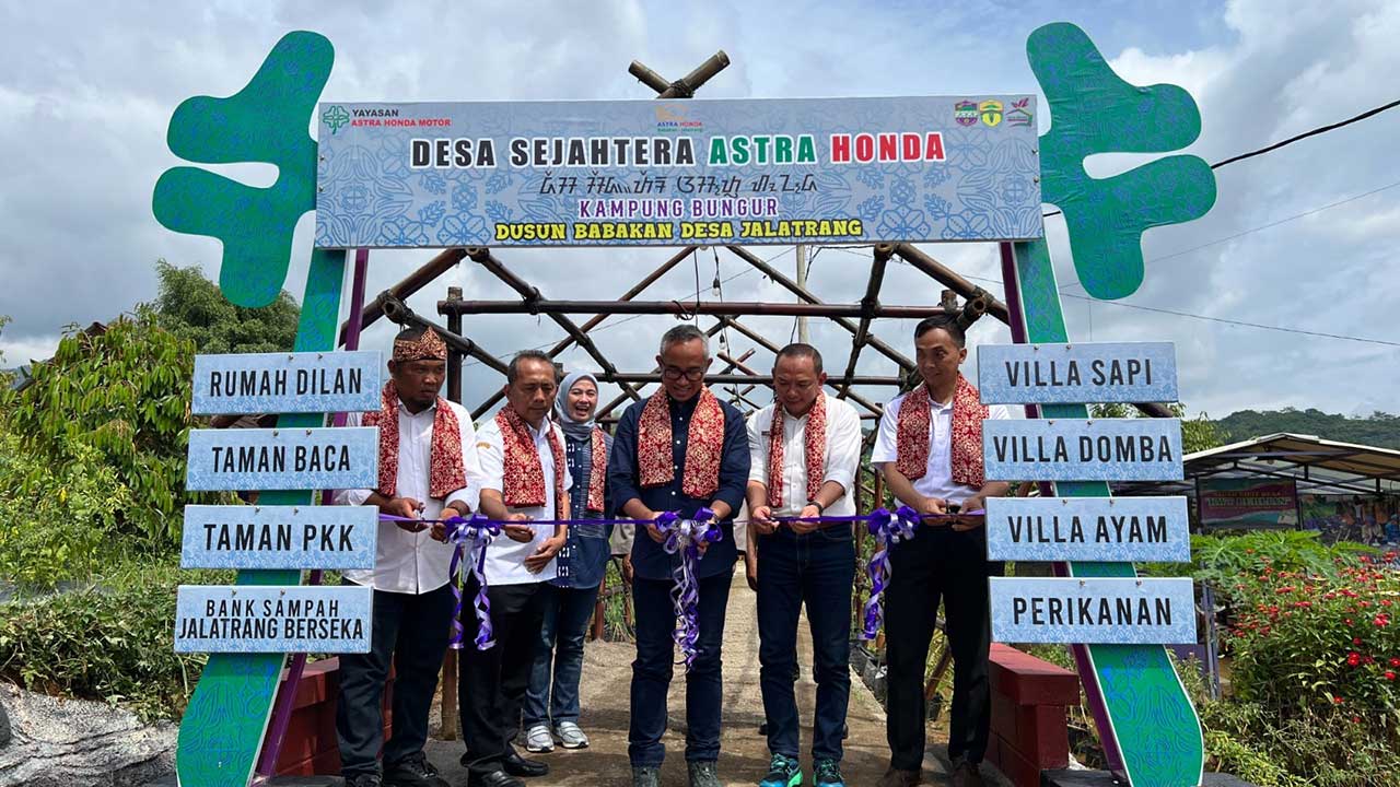 Astra Honda Dukung Jalatrang Jadi Desa Wisata Berkelanjutan, Selaras Target SDGs 2025