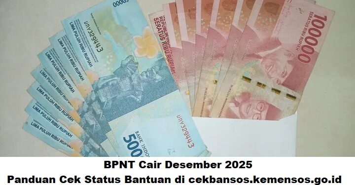 BPNT Cair Desember 2025: Cara Cek Status Bantuan di cekbansos.kemensos.go.id