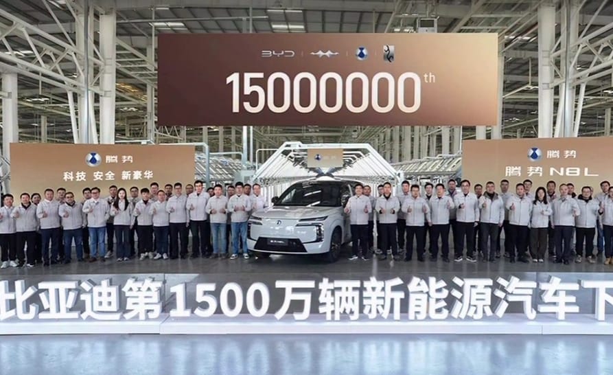 BYD Capai Tonggak Baru, Produksi Jutaan Mobil Listrik dengan Kecepatan Tinggi