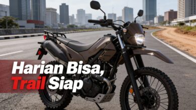 Bukan Sekadar Trail Bike, Kawasaki KLX230 DF 2026 Dirancang untuk Dua Dunia
