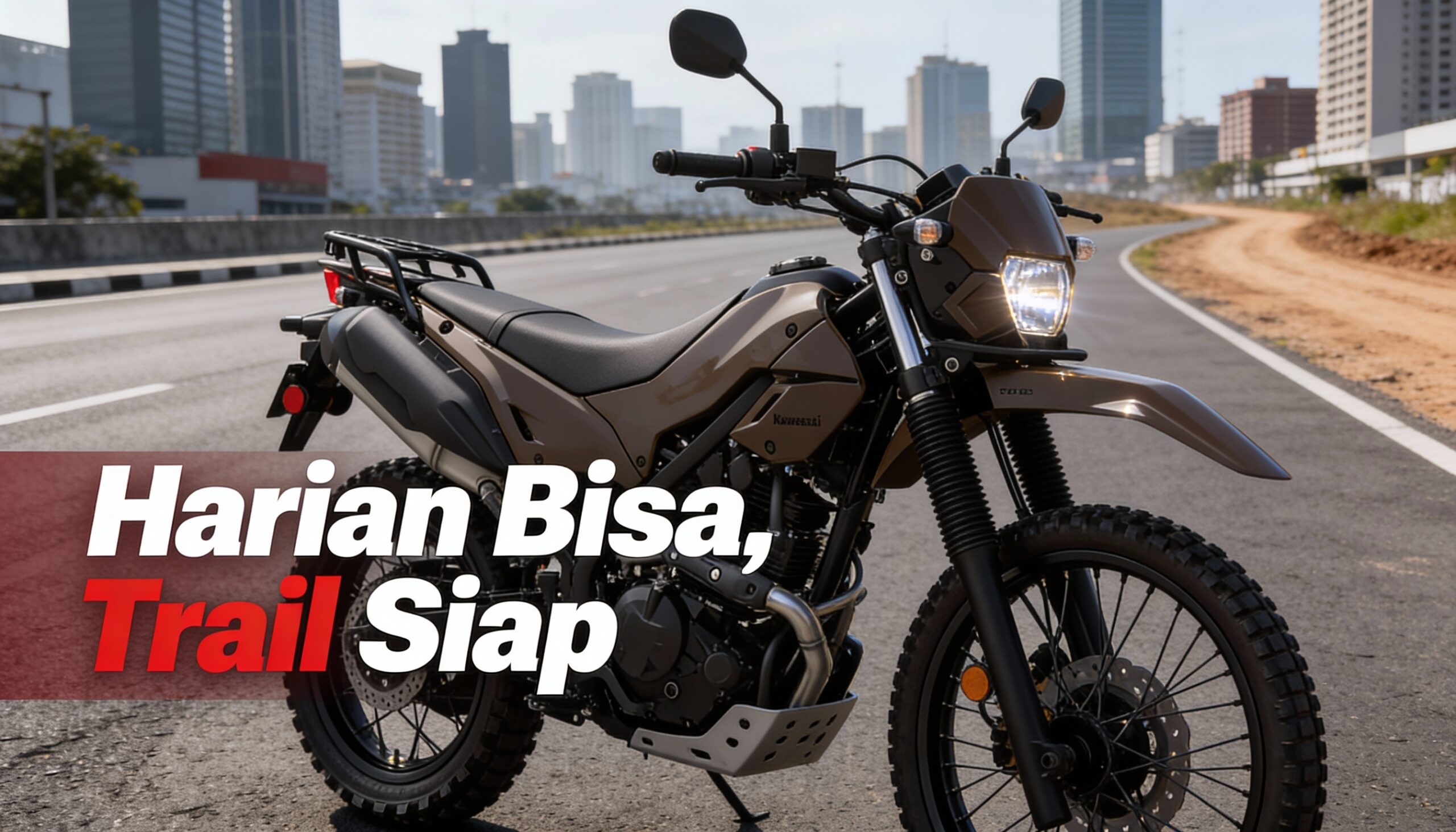 Bukan Sekadar Trail Bike, Kawasaki KLX230 DF 2026 Dirancang untuk Dua Dunia