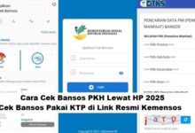 Cara Cek Bansos PKH 2025 Lewat HP Pakai KTP di Link Resmi Kemensos, Mudah & Cepat