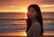 Cara Edit Foto Golden Hour Estetik di Bawah Matahari Terbenam dengan AI melalui Teks Prompt