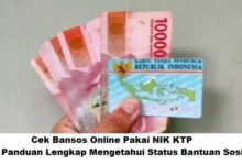 Cara Mudah Cek Status Bantuan Sosial dengan NIK KTP Secara Online Terbaru 2025