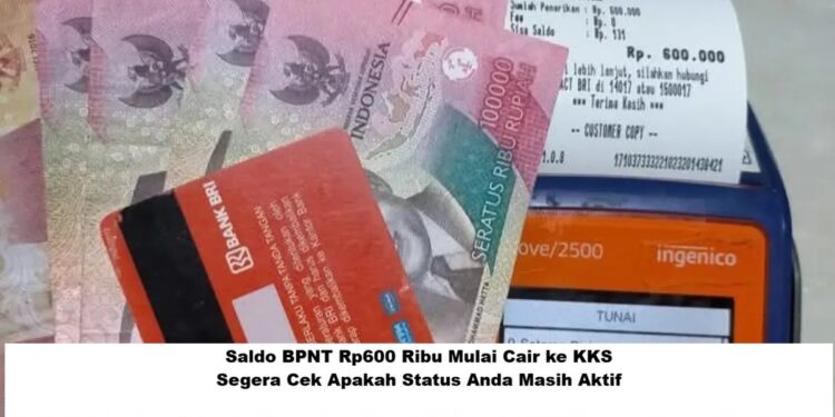 Cek Segera! Pencairan Rp600 Ribu BPNT ke KKS, Pastikan Status Bantuan Anda Aktif
