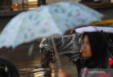 Cuaca Jakarta Diprediksi Hujan Ringan di Beberapa Wilayah pada Pagi Hari Selasa