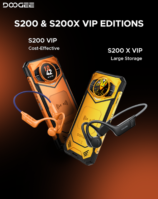 DOOGEE S200 VIP Bundle Hadir dengan Ponsel Tangguh dan Headphone Berkualitas dalam Paket Lengkap
