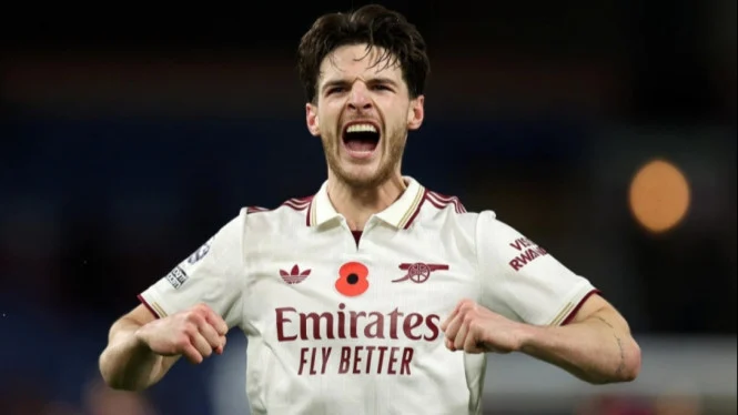 Declan Rice Resmi Raih Gelar, Mengungguli Prestasi Haaland dalam Sepak Bola2025