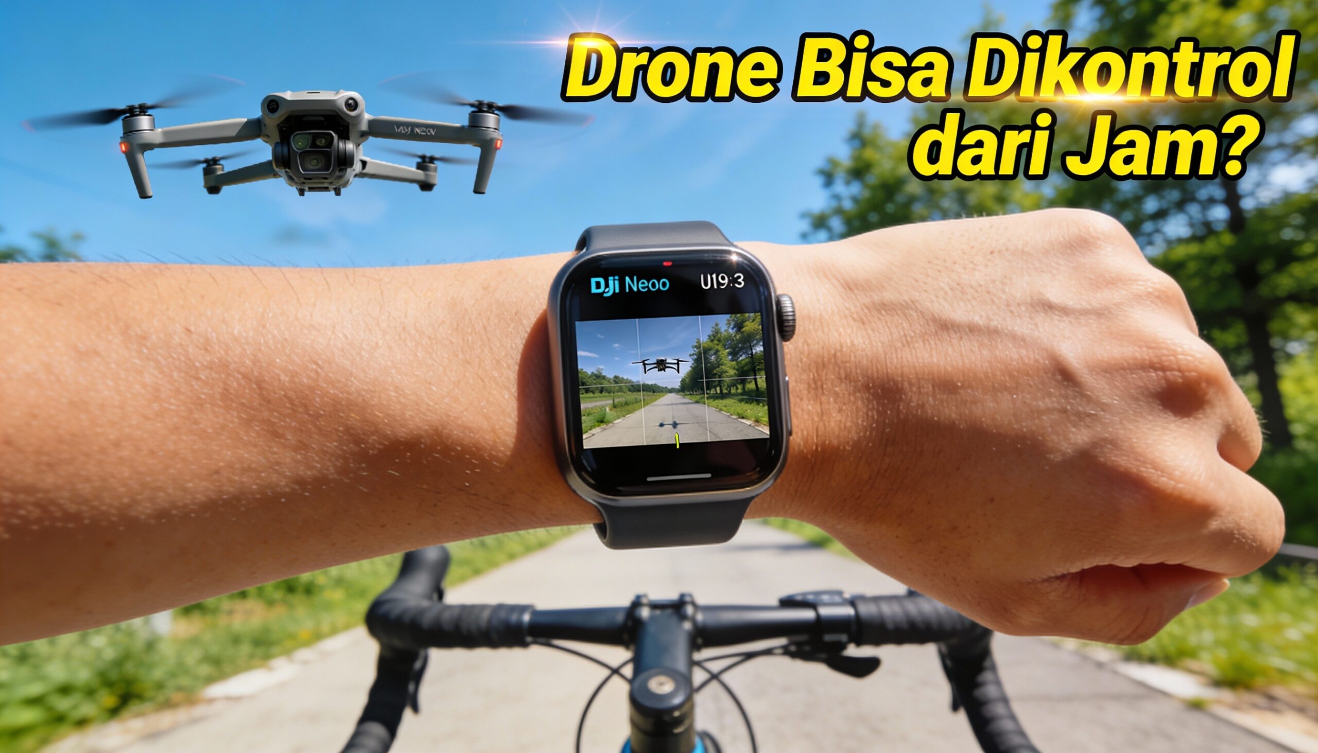 Fitur Baru DJI Fly, Kontrol Drone DJI Langsung dari Apple Watch Tanpa Ribet