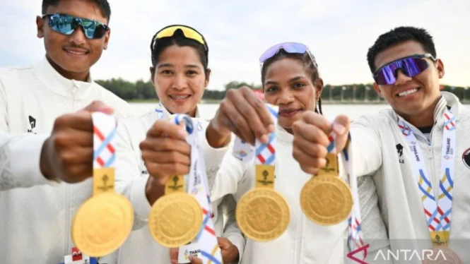 Gacor! Tim Canoe dan Kayak Indonesia Raih 13 Medali Tutup SEA Games 2025 dengan Gemilang