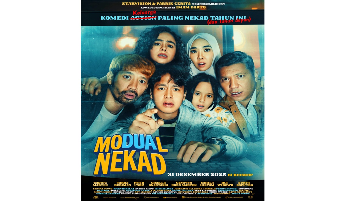 Gading Marten dan Gisel Tampil Sebagai Pasangan Suami Istri di Film Modual Nekad